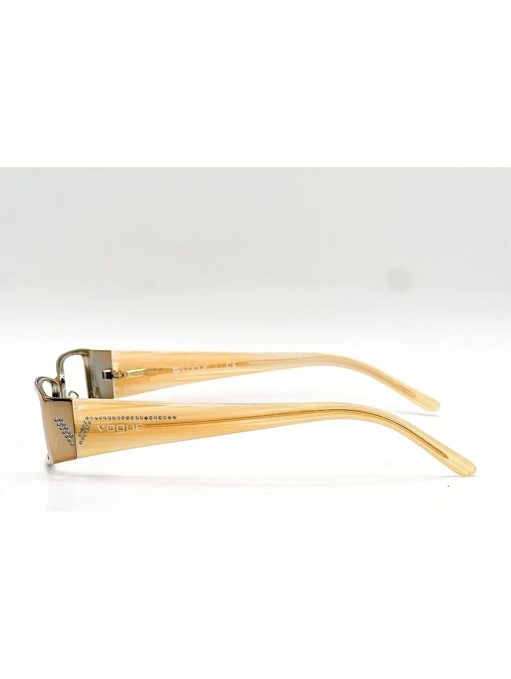 Vogue VO 3660-B 847 Brass with Crystals Authentic Eyeglass Frames 51-16